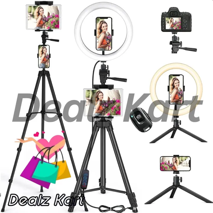 Pack%20of%204%20-%207%20Feet%20Tripod%20Stand,%2026cm%20Ring%20Light,%20Collar%20Boya%20Mic,%20Tripod%20Holder%20Elegant%20Home%20-%20Image%208