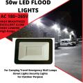 Led Flood Lights Search light Ac 220V 50W Daylight/White Floodlight Led Outdoor Lamp Spotlight Led Terrace Light Shade High Quality Excellent Bright Glow-AC165v~240v IP66 Waterproof For Camping Travel Emergency Wall Lamps Street Lights For Outdoor Purpose. 