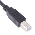 USB 2.0 Type B Male to Type B Female Printer Extension Cable With Panel Mount. 