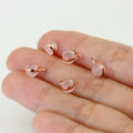 10pcs/lot Ear Back Stoppers with Stainless steel Hanging Ring Hamburger Ear Plugs For Jewelry Making DIY Earring Accessorie. 