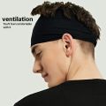 1pc Men'S Sports Headband - Sweat Absorbing, Non-Slip, Breathable Fabric for Running, Gym, Basketball, Tennis - Adjustable Headband for Men and Women. 