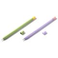 2 PCS Pencil Case Double-Spell Silicone Pencil Case for Pencil 1St Generation Pen Cover. 