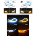 Flexible 60 Cm Headlight DRL-White+Yellow(2PCS). 
