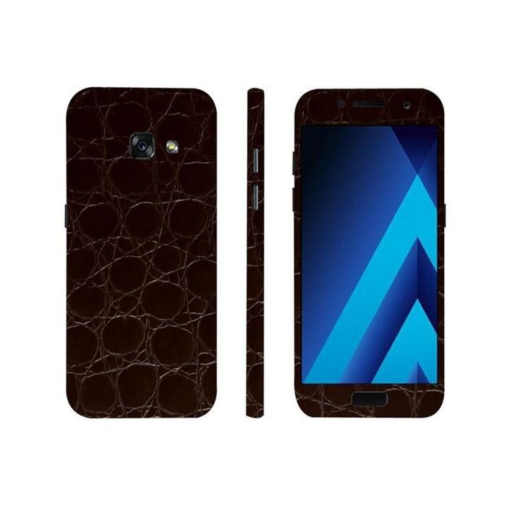 Samsung Galaxy A3 2017  Green Crocodile Leather Texture Mobile Skin