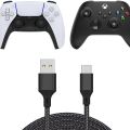 Charging Cable for Sony PS5 Dual Sense Controllers. Xbox Series X/Series S Controller, Long Fast Charging USB Type C Charger Cord Campatible with Sony PS5 Dual Sense Controllers, Switch Lite/Switch - 1 m To 2m. 