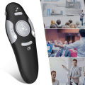 BeesClover USB Presenter Wireless 2.4 GHz Powerpoint Remote Control Pointer Red Presentation Remote Control For Computer Laptop. 