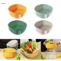 Kitchen Strainer Colander Bowl, Fruit Washing Bowl, Food Storage Basket Space Save Multipurpose. 