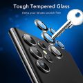 5PCS Camera Lens Protector Aluminum with Tempered Glass For Samsung Galaxy S22 Ultra 5G Scratch-Resistant Ultra-Thin. 
