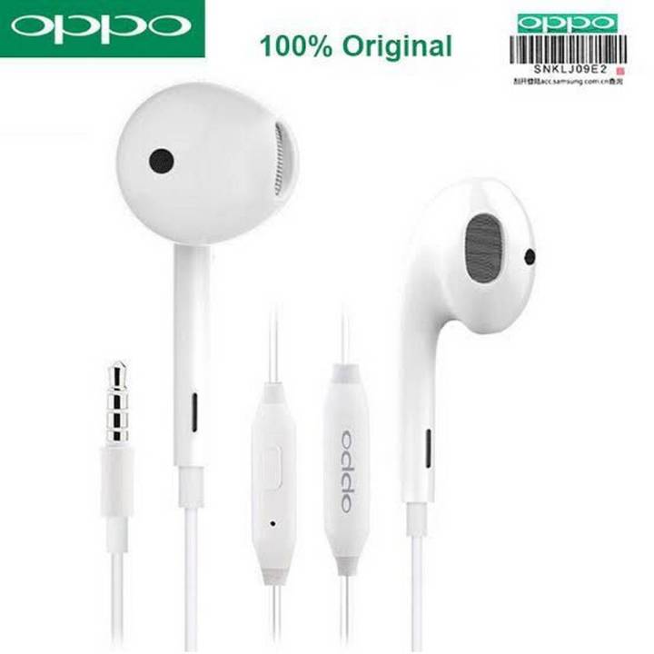 Oppo 100% Original Handfree Super Bass Hifi Sound-White