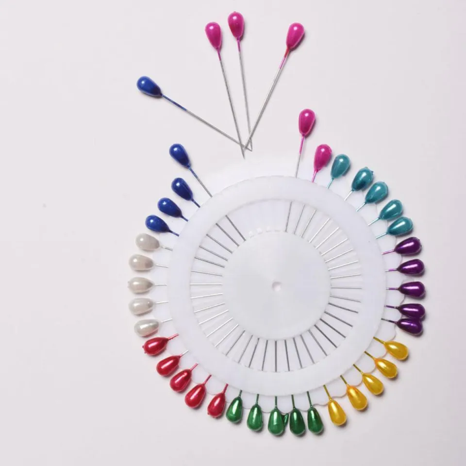 Hijab Scarf Pins 80 Pcs Small Head Multi Color Pins Wheel Size 2 Inch Hijab Pins Scarf Pins Burka Pins Stoller Pins 40Pins In Wheel Daraz.pk