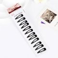 Pack of 12 Pieces of Black Snap Hair Clips Hair Grip Hair Pins. 