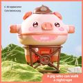 Originality Tumbler Novelty Tightrope Walking Unicycle Toy Roly-poly Balance Pig Piglet Fingertip Gyroscope Moonlight. 