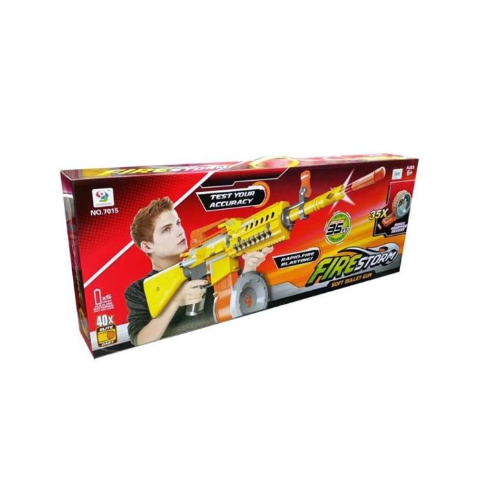 BlasterFire Storm Soft Nerf Shooter With Magazin Rounds