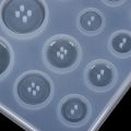 DIY Silicone Mold Resin Button Handmade Resin Mold with Hole. 