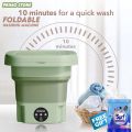 Mini Portable Washing Machine – Foldable Washing Machine with Dryer – Baby Clothes Washer – Compact Washer for Kids Clothes – Travel & Dorm Use – Small Washing Machine with Dryer Function – Electric Laundry Bucket Washer for Home & Outdoor. 