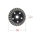 Diamond Grinding Disc 4 and 5 inch - Turbine Wheel Disc Bowl Shape Grinding Cup For Concrete Granite Marble Tools -Grinding Disk. 