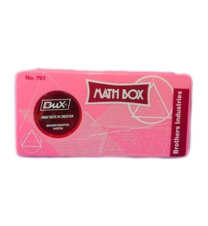 Dux Math Box 701 Mathematical Geometry - Mathematical Instruments Box - Math Geometry Box with Math Instruments