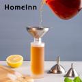 Stainless Steel Funnel Stainless Steel Hangable Funnel Set Versatile Liquid Funnel with Cleaning Brush for Home Kitchen Southeast Asian Buyers' Choice Food Funnel. 