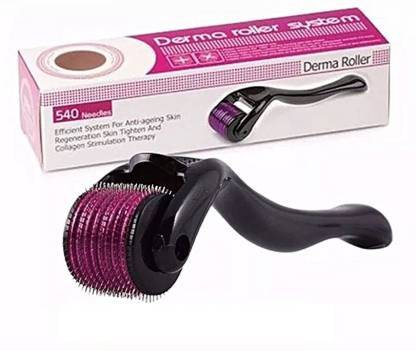 Derma Roller 540 Titanium Micro Needles for Beard Growth and Hair Loss Treatment 0.5mm