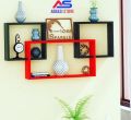 ntersecting Wooden Floating Wall Shelf Set of 3 Wooden shelf for wall Perfect Shelving Unit for Bedrooms, Offices, Living Rooms & Kitchens custom made avilable. 