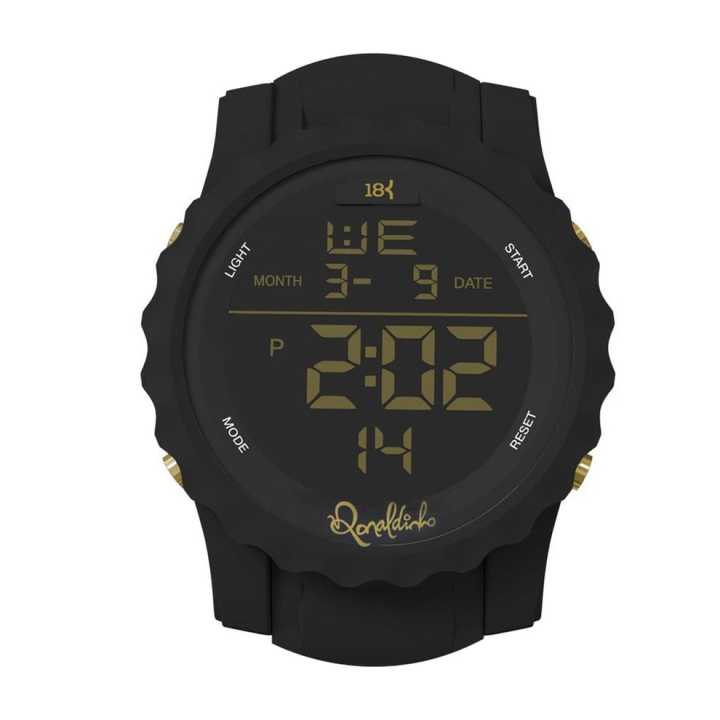 18k Back to Black Sports Watch for Men in Premium Quality