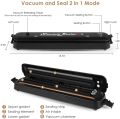 Vacuum Sealer, Food Sealer for Food Preservation, Automatic Bags Mouth Sealing Machine. 