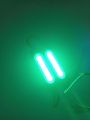 2Pcs Waterproof Green LED For All Bike 12V Light Motorcycle LED Light, 12 Volt Bike Decoration Light. 