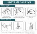 Double Sided Strong Nano Tape - 3 Meter (Best Quality  n Newtime Product ). 