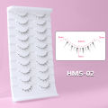 BeliefMelief  Profesional  Bottom False Eyelashes Lower Lash Extensions 10 Pairs Under Lashes Strip Manga Natural Look Pack Soft Make Up For Women. 