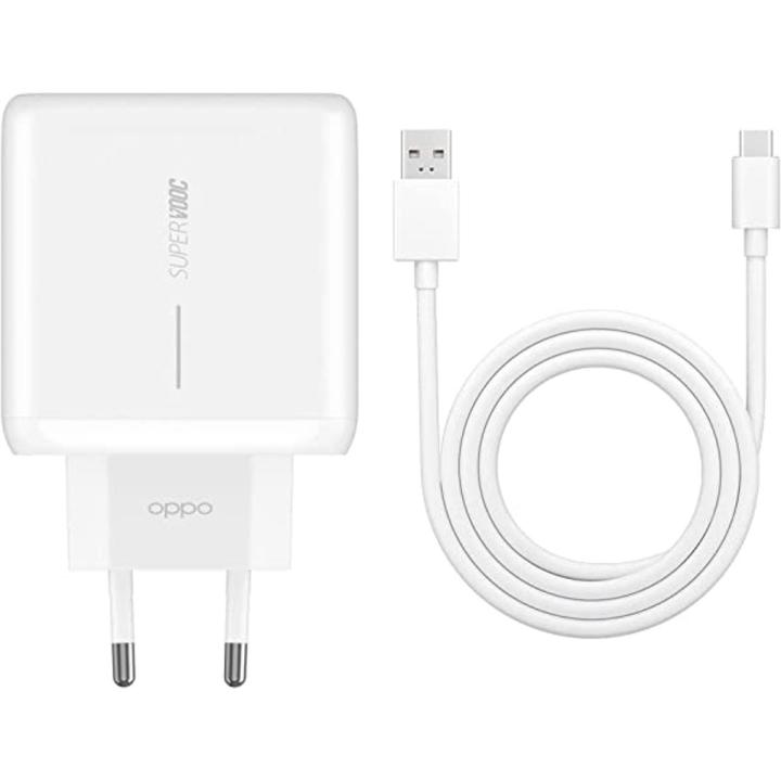 Original Super VOOC Charger For Oppo OPPO 5th Generation Original VOOC Fast Charger 5V/4A Charging for Reno 10X Z K3 Find X R17 Pro Fast Adaptor with Type-C Data Line Cable