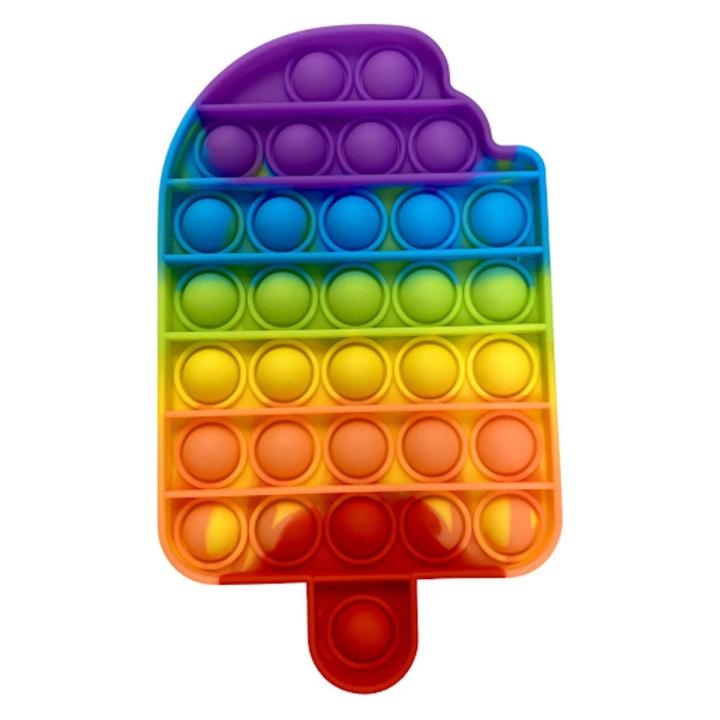 Ice Cream POPIT Fidget Toy Rainbow Colour