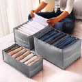 Organisers Foldable Warderobe Storage Organiser, Drawer with Dividers Closet Box for Clothes, Jeans, Underwear, Bra, Sock, Ties, T-shirt, Belt, Makeup. 
