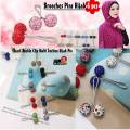 Scarf Buckle Clip Multi Fuction Muslim Brooches Pins Hijab rhinestone brooch wide Safety Scarf Pins For Women. 