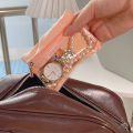 1/2Pcs Mini Ziplock Jewelry Pouch Solid Color Polyester Zipper Bag Clear Jewelry Storage Bag. 