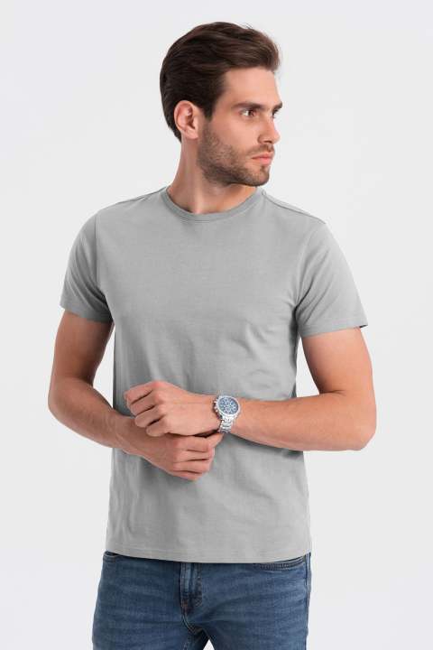 ELO - Fevlo Men's Palermo Solid Design Short Sleeve Tee Shirt - Tshirt For Men / Tshirt For Boys