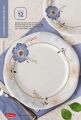 Look Smart Melamine Dinner Set 80 Pcs Single Glazed. 