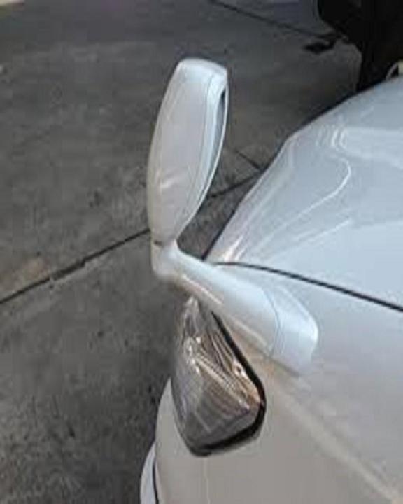 Toyota Land Cruiser Fender Parking Mirror - White