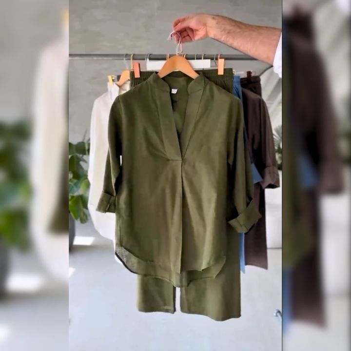 Western%20Style%20Kurta%20&%20Pent%20Trouser%20Co-Ord%20Set%20-%20Casual%20Dresses%20for%20Women%20-%20Image%205