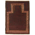 Excellent handmade oriental beautiful pure wool prayer qaleen  2'7 x 4'1 (ft)  #6300. 