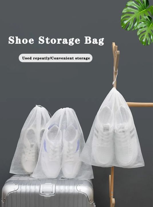 Pack%20of%2005%20-%20%20Non-woven%20Shoe%20Bag%20Drawstring%20Storage%20Bag%20Small%20White%20Shoes%20Dustproof%20and%20Yellow%20Proof%20Air%20Drying%20Bag%20Travel%20Shoe%20Cover%20-%20Image%208