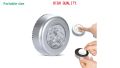 Face Value Wireless LED Puck Light, Stick-Anywhere Closet Portable Tap Push Button Stair-Wall Lights for Cabinet, Hallway, Bathroom, Bedroom, Kitchen, 3 Battery Operated Low White Light, Pc1. 