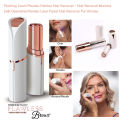 Flawless Painless Facial Hair Remover For Women Cell Operated Epilator For Eyebrow Upper Lips Including Cell Battery. 