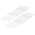 hanging planters for indoor plants-8 PCs Rope plant hanger-White. 