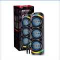 Big DJ Bluetooth Speaker 🔊 | Dual Wireless Mic 🎤 | 8×3 Inch | Heavy Bass | LED Party Lights. 