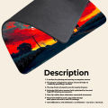 Gaming Mouse Pad Premium  8" x 6.5  Thick Non-Slip Rubber Base, Smooth Cloth Surface for Precision Control - Tozistore. 