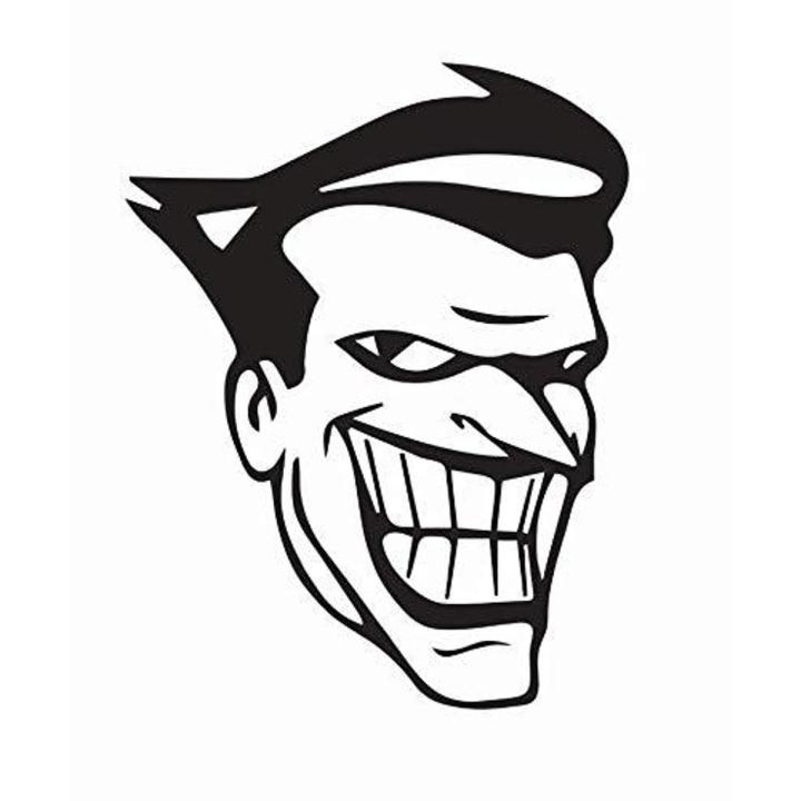 The Joker Batman Vinyl Die Cut Car Decal Sticker - SIZE : 4 inch