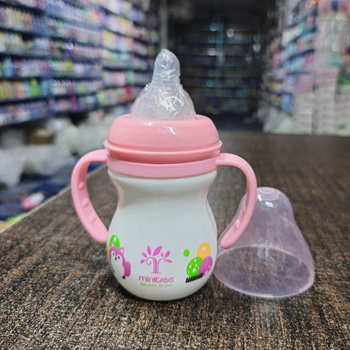 ZR054A2 feeder 180ml 6oz Baby Feeder bottle plastic large imported new style - baby feeder bottle – feeding bottles – infant baby feeding bottle for kids