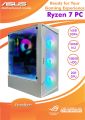 Extreme Ryzen Gaming PC - Ryzen 7 Processor, 16GB DDR4 RAM, 128GB NVMe M2, 500GB HDD, 2GB DDR5 Nvidia Graphics Card, RGB Side Glass Case. 
