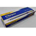 Clipper Ball Pen Green Art # BPCLF (10 Pcs / 1 Pkt). 