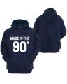 Made in 90's  Pull Over Cotton Fleece Hoodie For Woman. 